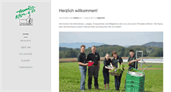 Desktop Screenshot of gemuese-kaeser.ch