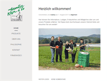 Tablet Screenshot of gemuese-kaeser.ch
